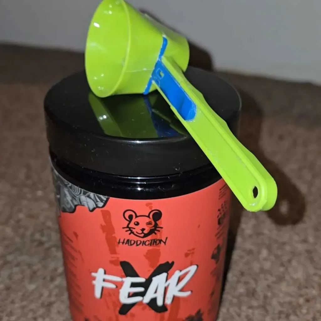 Haddiction Fear X pre-workout strawberry savage Kristaps
