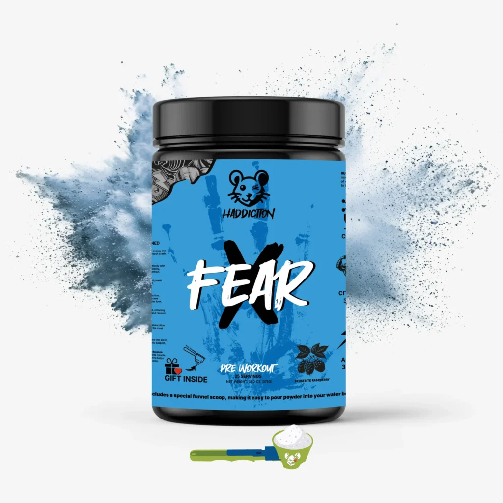 Haddiction FearX Pre Workout Frostbite Raspberry