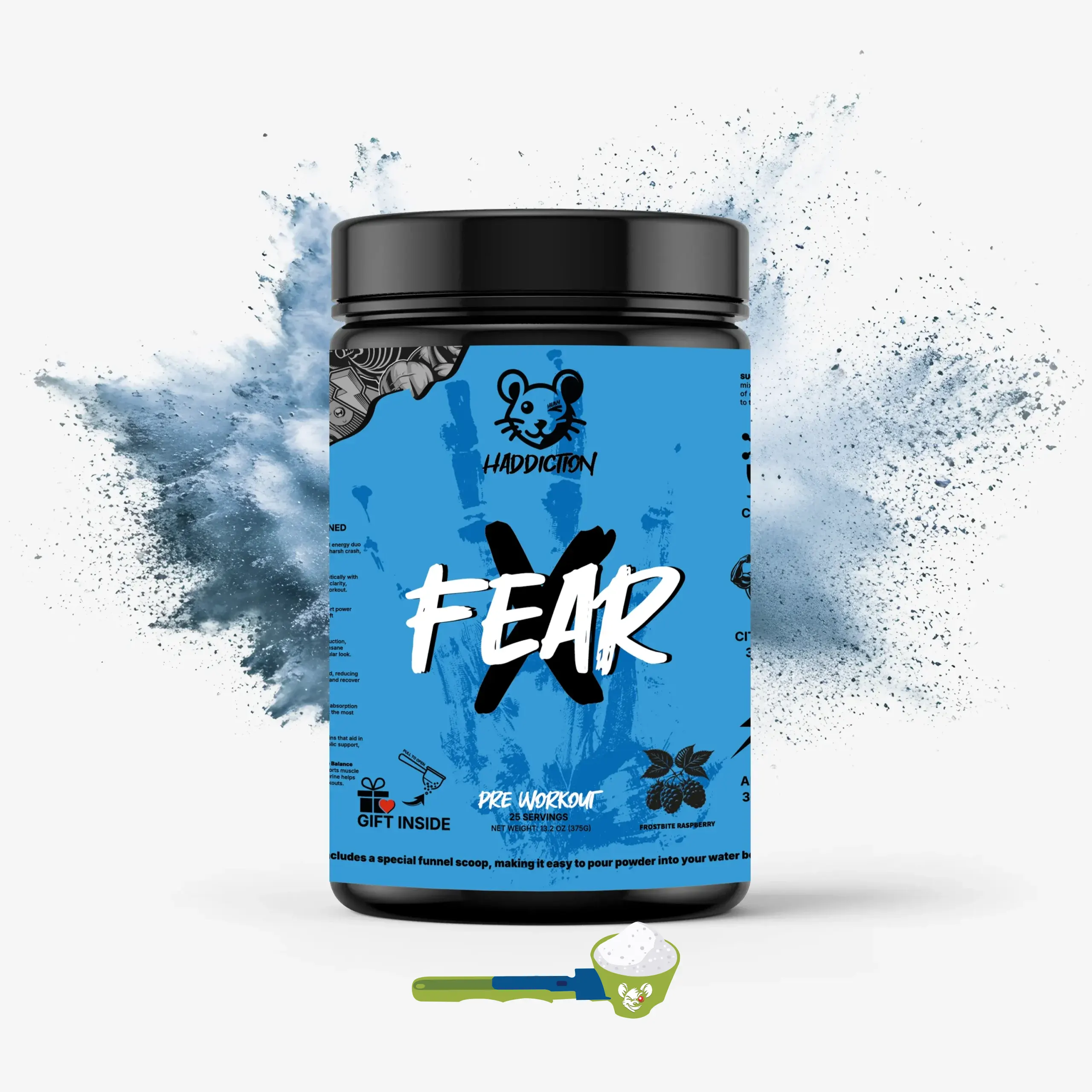 Haddiction FearX Pre Workout Frostbite Raspberry