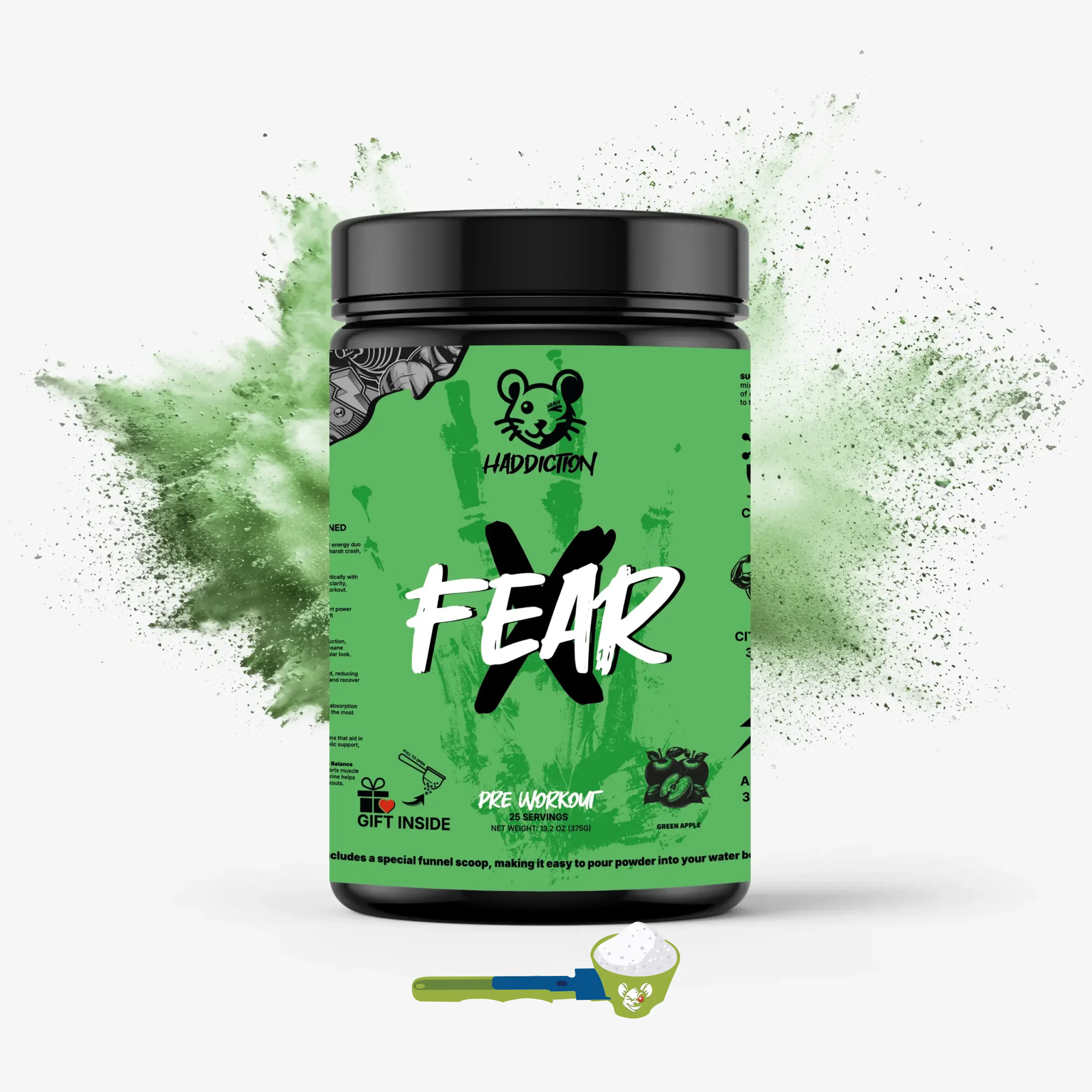 Haddiction-FearX-Pre-Workout-Green-Apple-scaled