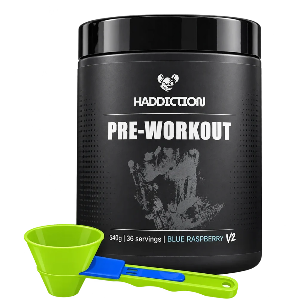 Haddiction V2 Pre-workout smart scoop inside