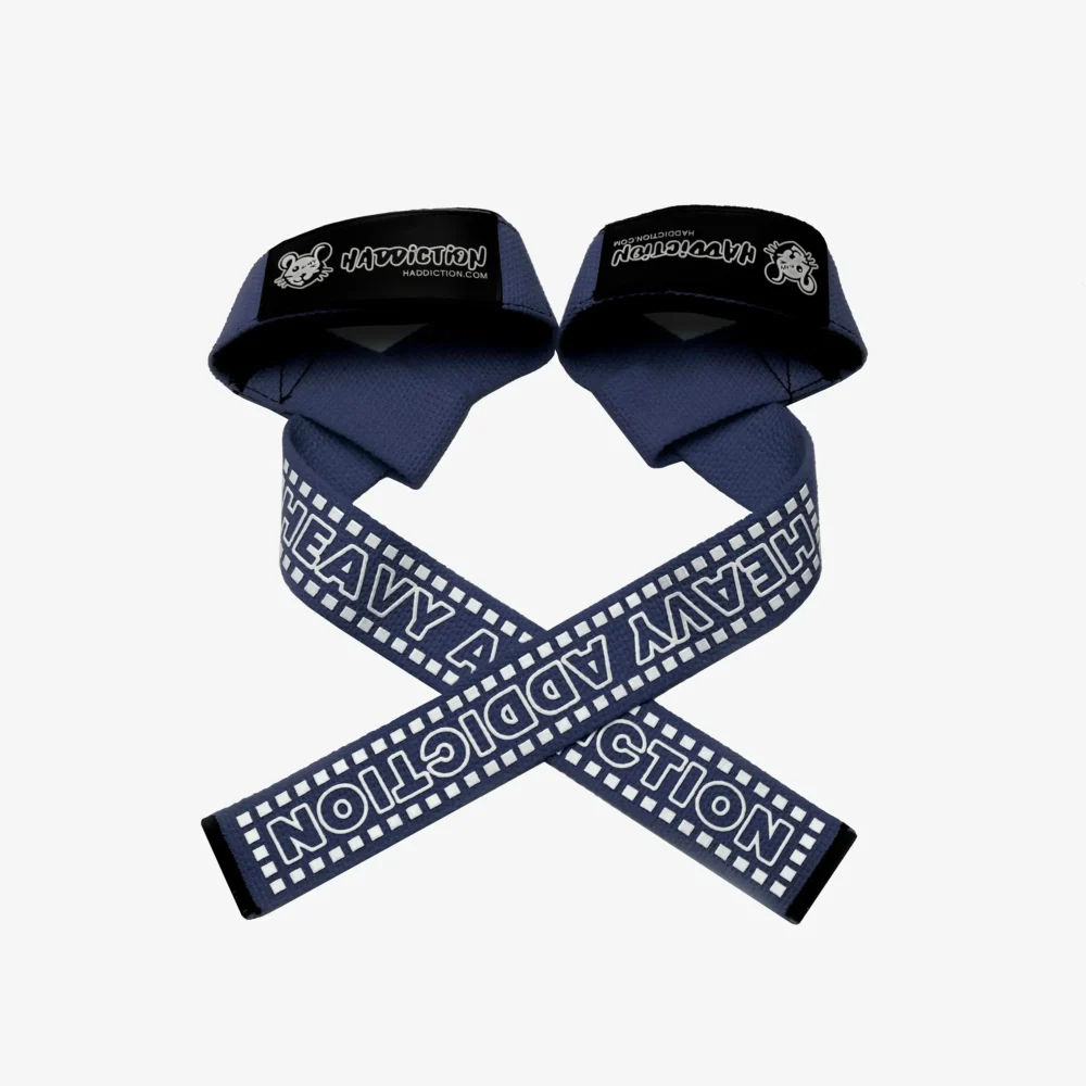 Haddiction fitness Lifting straps Navy