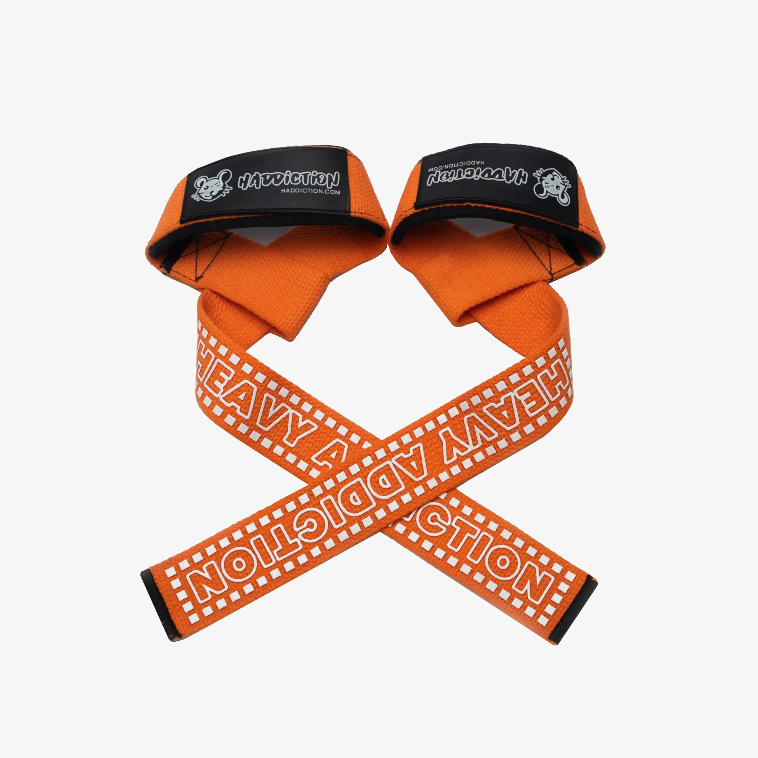 Haddiction fitness Lifting straps Orange