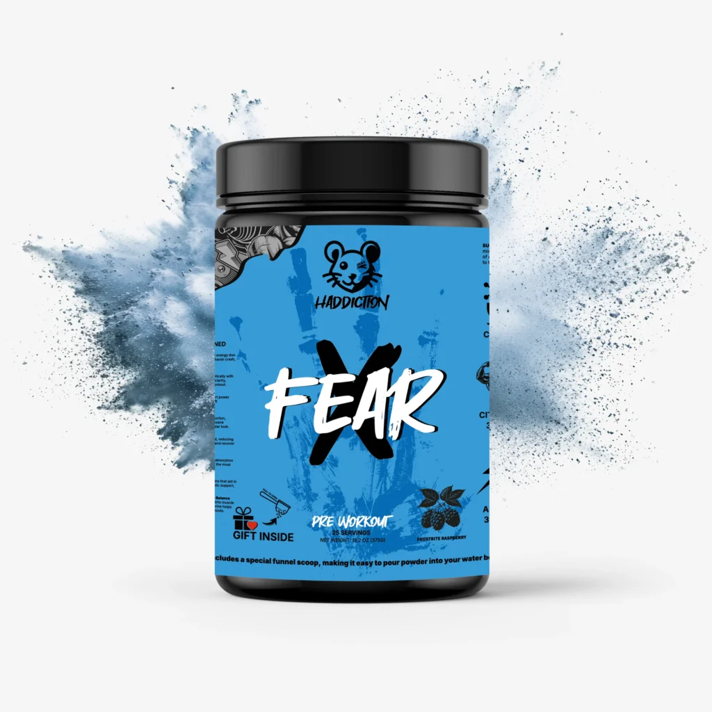 Haddictionn FearX Pre Workout Frostbite Raspberry