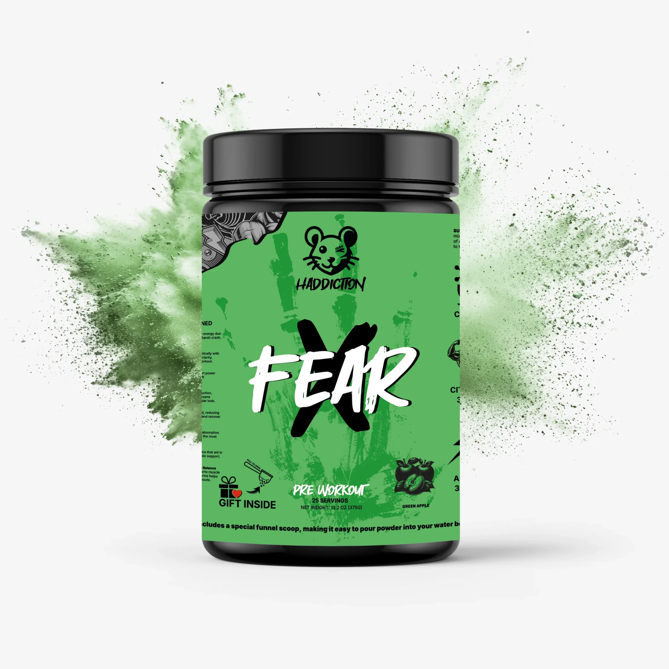 Haddictionn FearX Pre Workout Green Apple