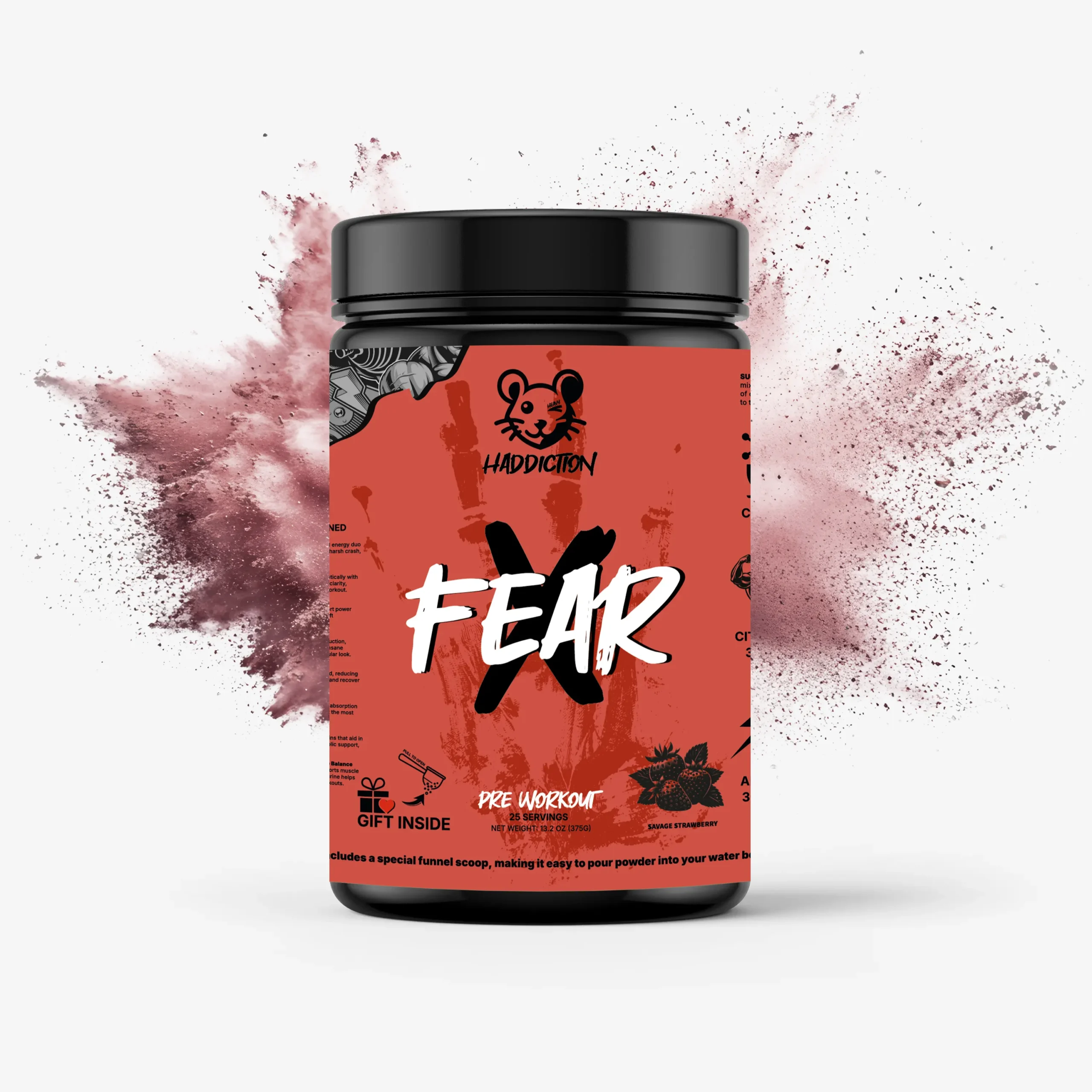 Haddictionn FearX Pre Workout Savage Strawberry