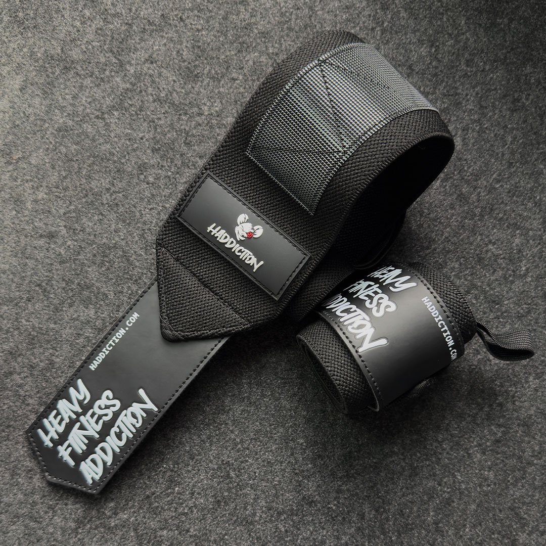Haddiction Heavy-Duty Gym Wrist Straps