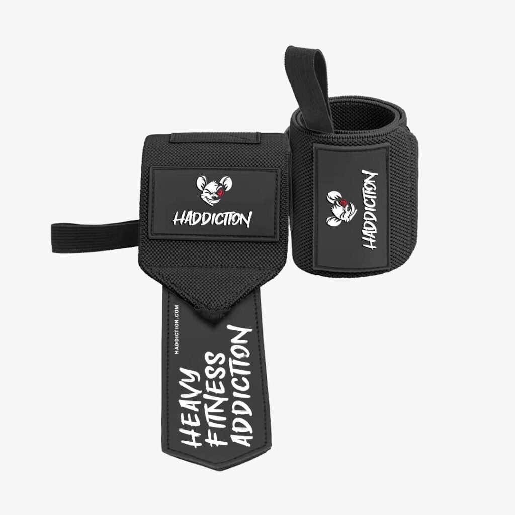 Heavy-Duty Gym Wrist Straps by Haddiction