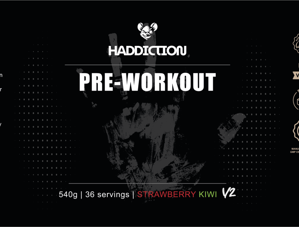 Haddiction V2 high stim pre-workout